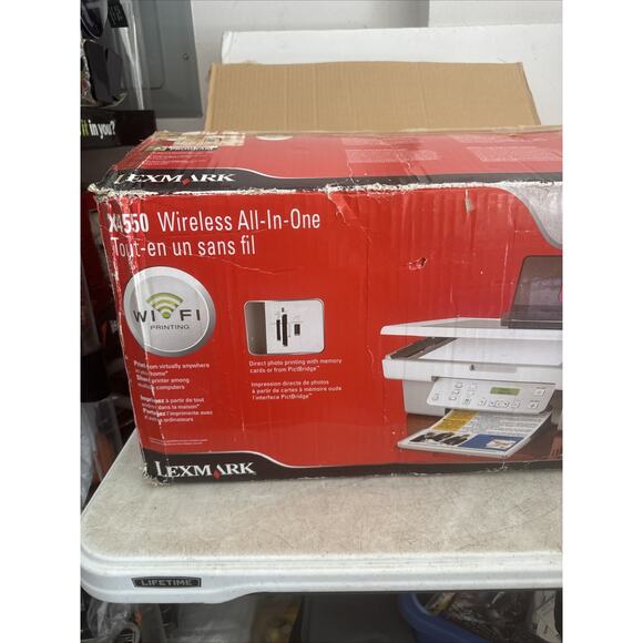 Lexmark X4550 All-In-One Wireless Inkjet Printer - Picture 2 of 8